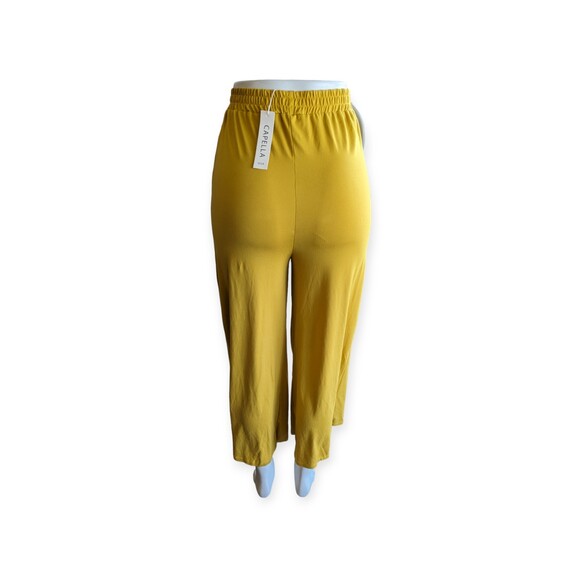 Capella Womens Size M Trouser Pants Stretch Mustard - Picture 2 of 9